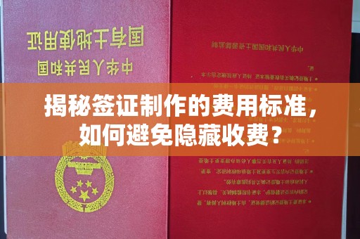 农安揭秘签证制作的费用标准，如何避免隐藏收费？
