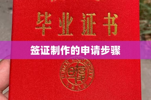 农安签证制作的申请步骤
