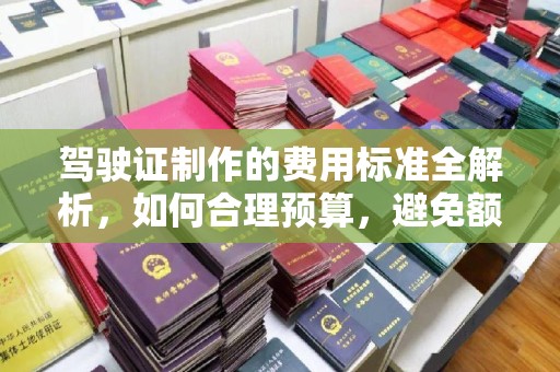 农安驾驶证制作的费用标准全解析，如何合理预算，避免额外支出